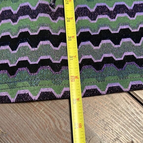 NWOT Zara ZigZag Lace Up Cutout Metallic Mini Dress - M - Picture 9 of 11